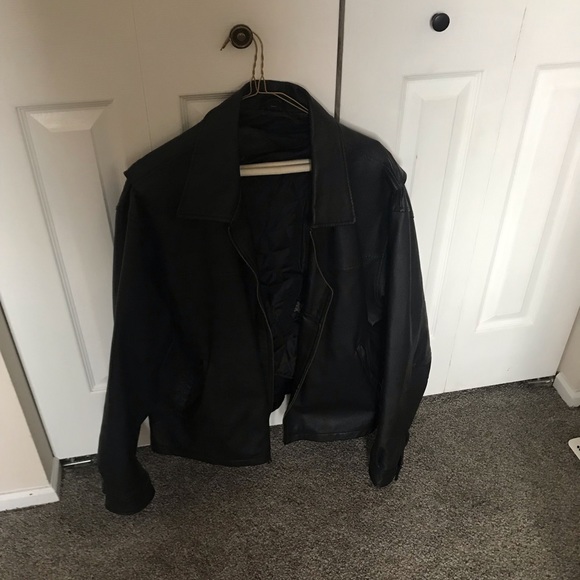 Mens Leather Coat - Picture 1 of 6